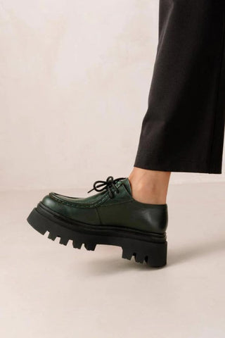 Tycoon Leather Loafers | Jade Green