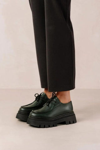 Tycoon Leather Loafers | Jade Green