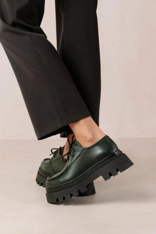 Tycoon Leather Loafers | Jade Green