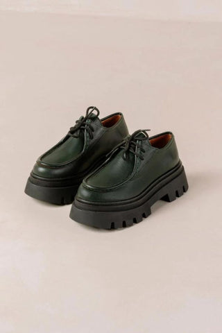 Tycoon Leather Loafers | Jade Green