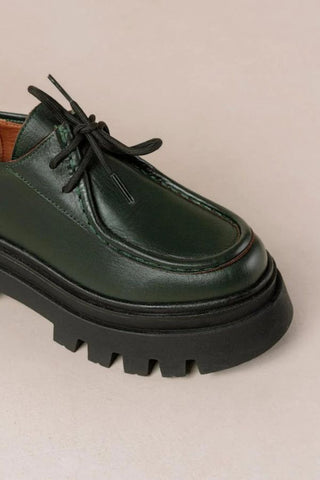 Tycoon Leather Loafers | Jade Green