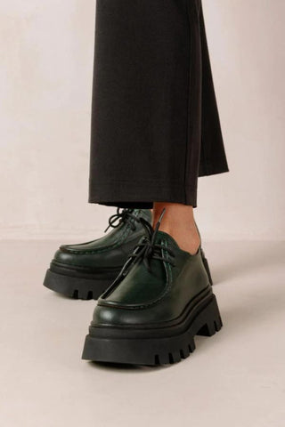 Tycoon Leather Loafers | Jade Green