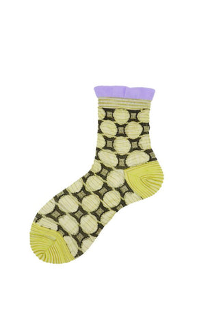 Ilia Bubble Sneaker Sock | Grass/Colour 31