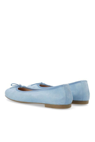 BIAMADISON Ballerina Suede Flats | Sky Blue