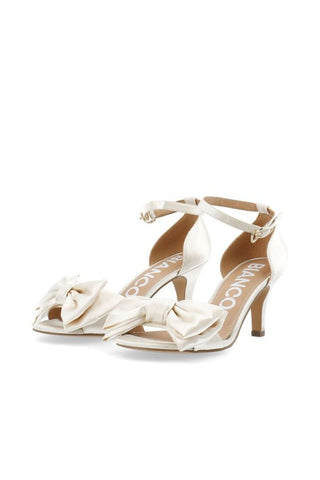 BIAADORE Bow Sandal | Off White