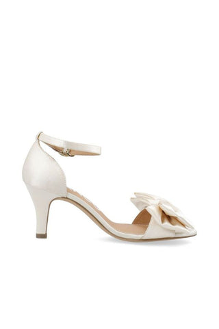 BIAADORE Bow Sandal | Off White