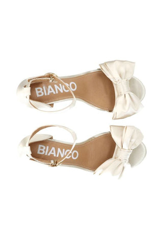 BIAADORE Bow Sandal | Off White