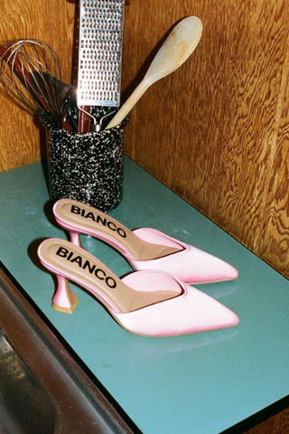 BIAGLAM Mules | Dusty Pink
