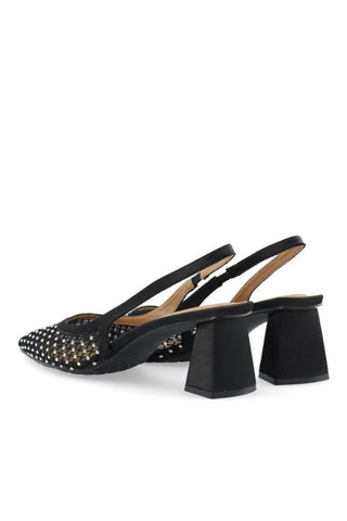 BIAMARALYN Mesh Slingback | Black