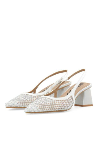 BIAMARALYN Mesh Slingback | Off White