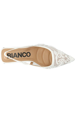 Biamaralyn Lace Beaded Slingback