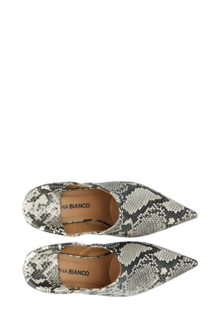 Biarowe Mules | White Snake