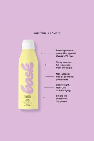 SPF 50 Non-Aerosol Spray | Bask