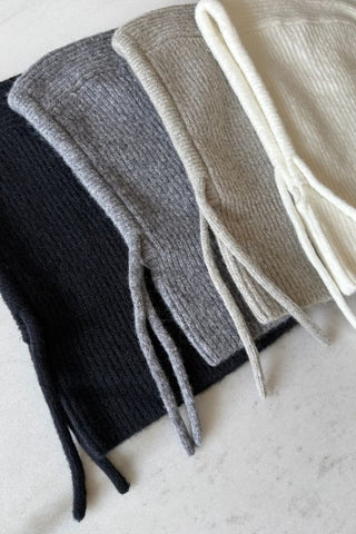 Fuzzy Alpaca Balaclava | Black