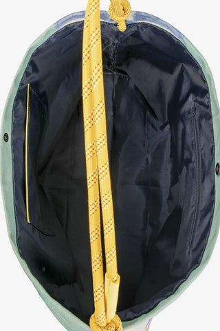 Colour Block Canvas Cross‑Body Bag