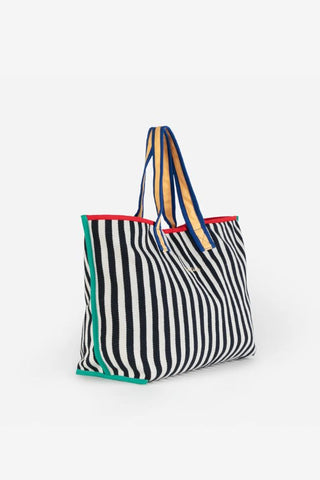 Colour Block Cotton Bag
