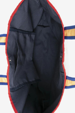 Colour Block Cotton Bag