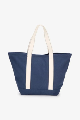 Lucky Fish Canvas Bag | Navy Blue