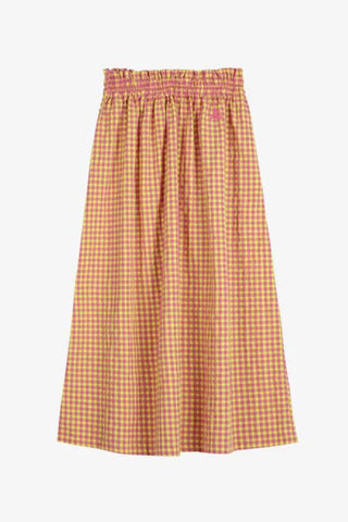 Vichy Evasé Skirt | Multicolour