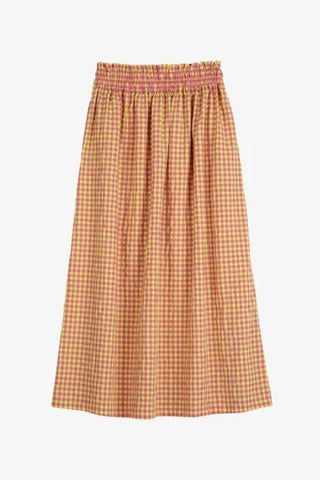 Vichy Evasé Skirt | Multicolour