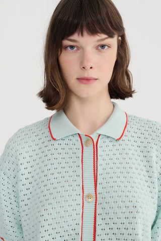 Openwork Knitted Cardigan