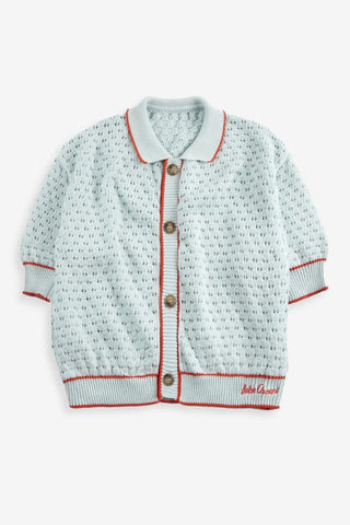 Openwork Knitted Cardigan