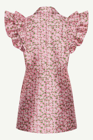 Kobane Jacquard Dress | Sea Pink