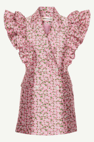 Kobane Jacquard Dress | Sea Pink