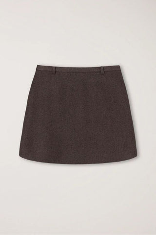Wool Mini Skirt