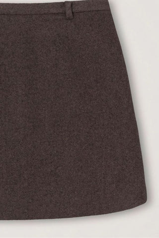 Wool Mini Skirt