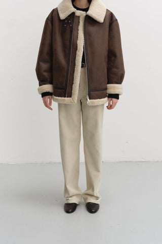 Unisex B-3 Shearling Jacket