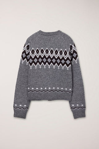 Unisex Chunky Pattern Cardigan