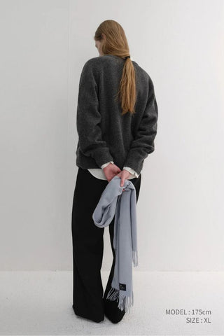 Unisex Soft Volume V-Neck Sweater