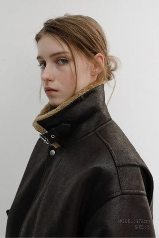 Unisex Volumed Aviator Jacket