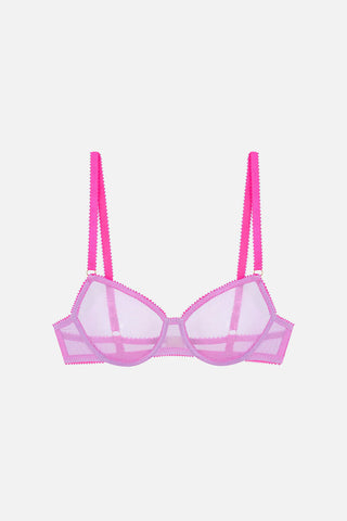 Bella Clean Tulle Underwire Bra | Pastel Purple