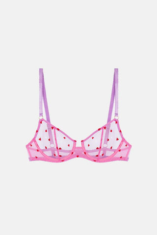 Priya Heart Embroidery Underwire Bra