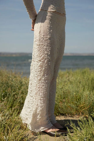Jacquard Maxi Skirt | Off White