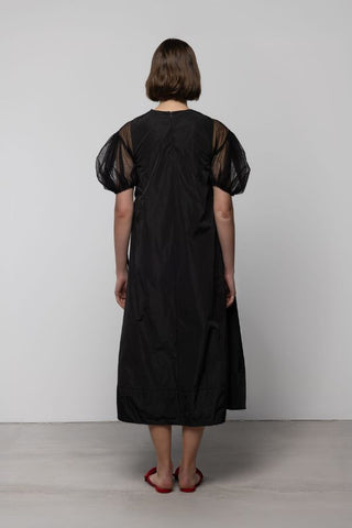 Long A-Line Maxi Dress | Black