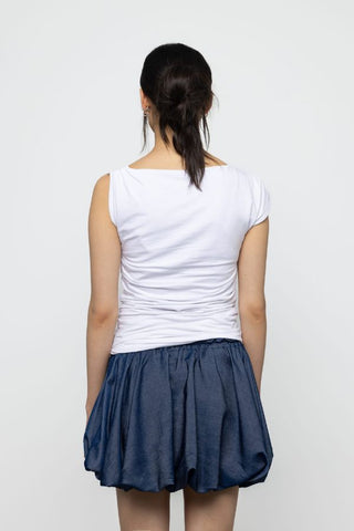 Asymmetric Knot Jersey Top