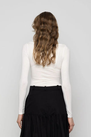 Cross-Over Long Sleeve Top
