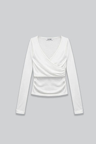 Cross-Over Long Sleeve Top