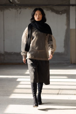 Organza Sweatshirt | Green