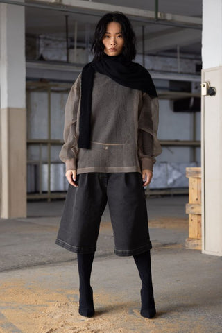 Organza Sweatshirt | Green