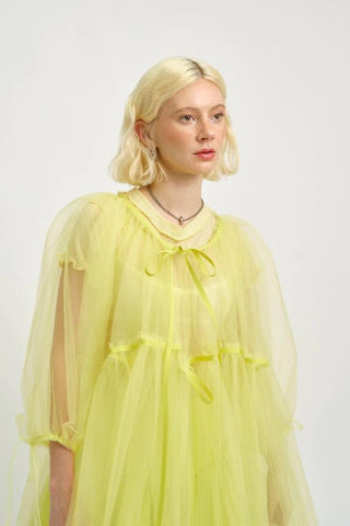 Ariel Tulle Dress | Yellow