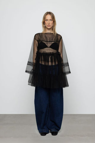 Oversized Mini Tulle Dress