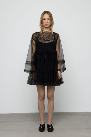 Oversized Mini Tulle Dress