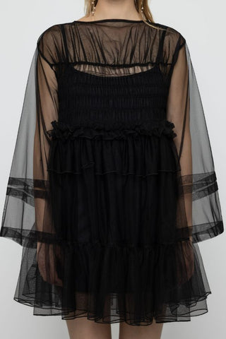 Oversized Mini Tulle Dress