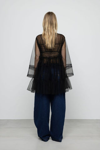 Oversized Mini Tulle Dress
