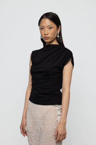 Asymmetric Draped Top