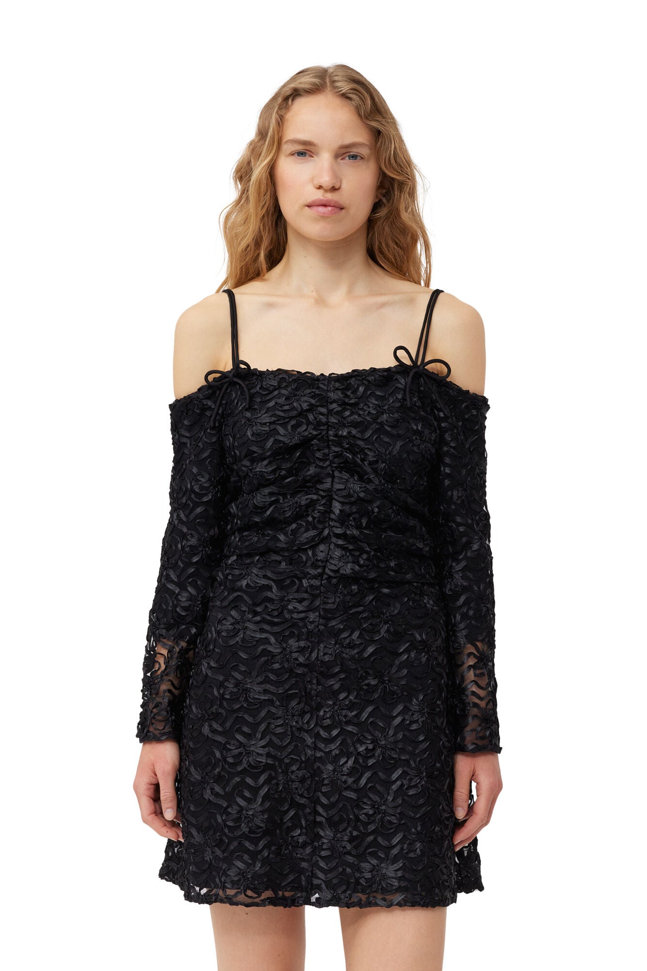 Ribbon Tulle Mini Dress | Black LoversLand Ribbon Tulle Mini Dress | Black LoversLand